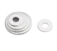Lkq-Rondelle piatte M15 M16 M17 M18 M20 M21 Aluminum Flat Washers Sealing Ring Gaskets Plug Oil Seal Thickness 1 1.5 2 3mm, Washers, Saldamente e durevolmente(M21x28x3mm,10Pcs)