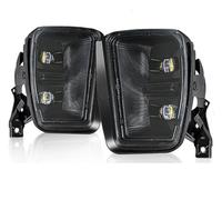 LKRGBXA Faro Auto Per Dodge Per Ram 1500 2013 2014 2015 2016 2017 2018 Fendinebbia A LED Luci Diurne DRL Indicatori Direzione Bianco Giallo Fanale Anteriore(Fog White)