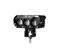 LKRGBXA Faro Motocicletta Faretti LED Moto Fari Anteriori Lampadine Proiettore Auto Lente Doppio Colore Fendinebbia Ausiliaria Lavoro 200 W(1 Piece White Yellow)