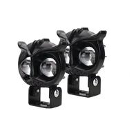 LKRGBXA Faro Motocicletta Fari LED Moto Faretti Aggiuntivi Segnalazione Lampeggianti Torcia Elettrica Lavoro Accessori Universali Per Moto(2Piece)