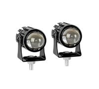 LKRGBXA Faro Motocicletta Faro LED Moto Faretto Lavoro Fendinebbia Per SUV Bianco Giallo 12V 24V(2piece just white)