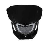 LKRGBXA Faro Motocicletta Gruppo Ottico Anteriore Moto Accessori Fari LED Parti Ricambio Per WR250F WR450F YZ250F YZ450F 2015-2019(Nero)