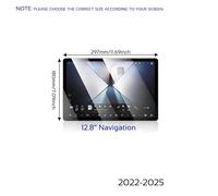 LKRGBXA Navigazione Touchscreen Pellicola Per BYD Per Atto 3 Yuan Plus 2022-2025 Pellicola Di Vetro Temperato Protezione Dello Schermo Strumento Navigazione Copertura Protettiva