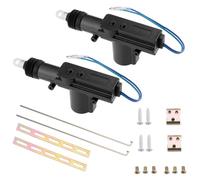 LKRXW 2 Pezzi Attuatore per Serratura Porta Auto Chiusura Centralizzata 12V | Sistema Bloccaggio Centralizzato Attuatori Blocco Porte Motore Motorino Chiusura Portiera Alta Potenza Universale 2 Fili