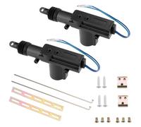 LKRXW 2 Pezzi Attuatore per Serratura Porta Auto Sistema di Chiusura Centralizzata 12V Bloccaggio Centralizzato Attuatori Blocco Porte Motore Alta Potenza Telecomando 2 Fili