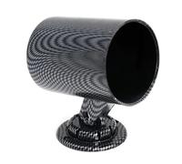LKRXW 52mm Supporto per Strumentazione Auto Copriferro Strumenti a Foro Singolo Portacialde Calibro Cruscotto Porta Manometro Coppetta Portastrumenti Pod Monoforo Carbonio