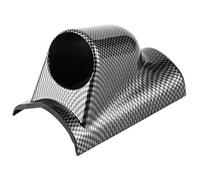 LKRXW 52mm Supporto per Strumentazione Auto Copriferro Strumenti a Foro Singolo Portacialde Calibro Pilastro Porta Manometro Montante A Portastrumenti Pod Monoforo Carbonio