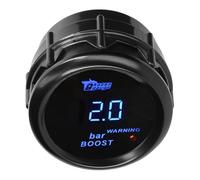 LKRXW Indicatore di Boost per Auto 52mm Turbo Boost Manometro Con Sensore 12V Blu Luce Digitali Turbo Pressione Strumenti Calibro Spinta Gauge Misuratore -1 a +3 Bar