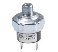LKRXW Interruttore di Controllo Pressione per Pompa Aria 110-140 PSI Pressostato Valvola Compressore d'aria 1/8" NPT Pressostati Compressori Dell'interruttore Automatico