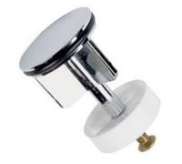 LKT - Tappo saltarello da lavandino, diametro 38 mm, cromato (38 mm)
