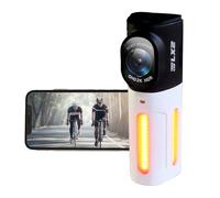 LKT Telecamera per bicicletta con fanale posteriore, 2K HDR, 6 modalità flash, sensore STARVIS, scheda da 64 GB inclusa, montaggio anteriore e posteriore, impermeabile IP66, batteria 7H, monitoraggio