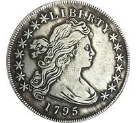 LKTingBax 1795 Replica Morgan Dollar One Dollars Moneta US Old Coin - Moneta commemorativa degli Stati Uniti - Moneta in Nichel per Rendere la Vita più Facile