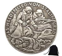 LKTingBax 1943 Monete storiche tedesche intagliate a mano - Storia mancante della Germania - Vecchia moneta commemorativa europea non circolata - Strumento per insegnare i bambini
