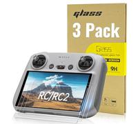 LKTOP 3Pcs Mini 4 Pro Pellicola Protettiva Dello Schermo In Vetro HD Temperato RC/RC 2 Telecomando Protezione Dello Schermo Della Copertura per DJI Mini 4 pro/Air 3/Mavic 3 Pro/Mini 3/Mini 3 Pro/Air