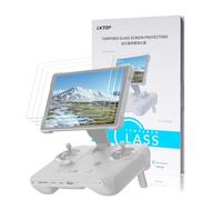 LKTOP Confezione da 3 pellicole protettive per telecomando DJI RC Pro 2, compatibili con DJI Mavic 4 Pro, Mini 5 Pro, Air 3S, Air 3, Mini 4 Pro, pellicola in vetro temperato ultra HD 9H