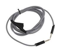 LKUREASDR Cavo di prolunga intrecciato di ricambio per cuffie Astro A10, A40 e A40TR: prolunga per cuffie da gaming con controllo del volume, connettore da 3,5 mm placcato in oro, cavo in