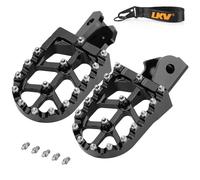 LKV Pedane per moto da cross CNC, colore nero, compatibili con Sur Ron Light Bee S/X Segway X160 X260 CRF150F CRF230F KDX200 Talaria Sting MX3 MX4 XXX Taparia