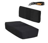LKV UTV - Coprisedili di ricambio per Kawasaki Mule 600 610 2005-2016 Mule SX 2017-2023, colore: nero