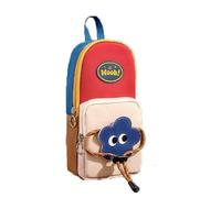 Lkvent astuccio Astuccio Portapenne Grande Con Capacità La Scuola Inizia, 3D, Astuccio Portapenne, Organizer, Con Manici, Compatible With Ragazze astuccio scuola(Color4)