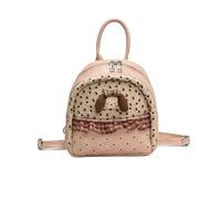 Lkvent lavoro Piccolo zaino for donne e ragazze, grazioso mini zainetto in pelle PU, tracolla, borse a tracolla, borse multifunzionali Ritorno a scuola(Roze)