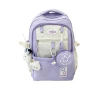 Lkvent lavoro Zaino Dopamine di grande capacità, elegante e versatile, borsa for laptop preppy, perfetta for il ritorno a scuola e i viaggi Ritorno a scuola(Lila)