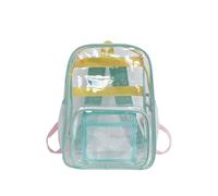 Lkvent lavoro Zaino Trasparente For Stadio Approvato Con Cinturino Rinforzato For Sicurezza Zaino Impermeabile For Concerti, Lavoro, Eventi Sportivi Ritorno a scuola(Blauw)