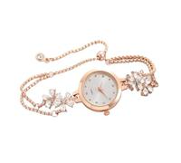 Lkvent orologio Orologi Da Polso Da Donna, Al Quarzo, Con Lunetta E Cristalli In Movimento, Moda Premium For Donne, Regalo moderno(Gold)