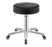 Lkvent Sgabello con rotelle rotondo versatile Sgabello sgabello