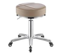 Lkvent Sgabello con rotelle rotondo versatile Sgabello sgabello