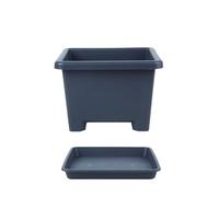 Lkvent Vaso for piante quadrato classico con drenaggio automatico vasetti