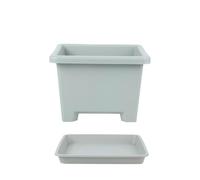 Lkvent Vaso for piante quadrato classico con drenaggio automatico vasetti
