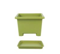 Lkvent Vaso for piante quadrato classico con drenaggio automatico vasetti