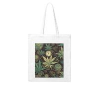 LKVNSWERT A Puff in Time Weed Marijuana Canvas Tote Bag per le donne borse della spesa borse della spesa riutilizzabile della borsa della borsa della spalla, Una marijuana Puff in Time Weed, Taglia