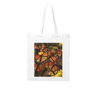 LKVNSWERT Borsa tote in tela con motivo etnico con mappa africana per le donne borse della spesa borse della spesa riutilizzabili borsa a tracolla, Farfalle Monarca, Taglia unica