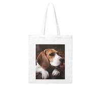 LKVNSWERT Pitbull - Borsa tote in tela con cani da donna, borsa per la spesa riutilizzabile, Carino Beagle, Taglia unica