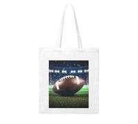 LKVNSWERT Shih Tzu Dog Canvas Tote Bag per le donne borse della spesa borse della spesa riutilizzabile borsa a tracolla borsa a mano, Calcio americano, Taglia unica