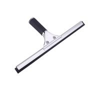 Lkw Ogechi Tergivetro per Doccia in Acciaio Inox, 25/35/40/45 CM, Tergivetro per Finestre Professionale, Spatole Tergivetro per Pulizia di Specchi, Finestrini, Vetri Auto - con Lama in Gomma (25cm)