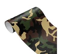LKXHarleya Esercito Camuffare Pellicola Per Auto Pellicola Per Autoadesivo Pellicola Per Auto Vinile A Bolle D'Aria Vernice Gratuita Pellicola Protettiva Accessorio Esterno Auto, 50x200 Cm