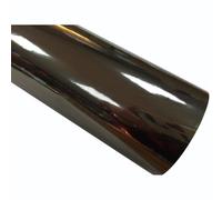 LKXHarleya Pellicola adesiva per auto Air Release, 10 cm x 152 cm, pellicola cromata a specchio per interni ed esterni fai da te, nera