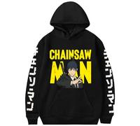 LKY STAR Anime Chainsaw Man Merch Unisex Sweatshirt Pochita Denji Cosplay Hoody per Uomo Donna Felpe con Cappuccio XXS-4XL