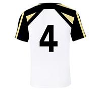 LKY STAR Anime Haikyuu Casual Tshirt per Uomo e Donna, Jersey della Squadra di Pallavolo 3D T-Shirt, per Cosplay Japanese Karasuno High School Volleyball Uniforme