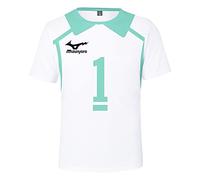 LKY STAR Anime Haikyuu Casual Tshirt per Uomo e Donna, Jersey della Squadra di Pallavolo 3D T-Shirt, per Cosplay Japanese Karasuno High School Volleyball Uniforme