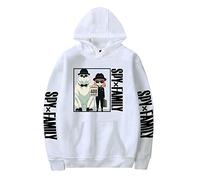LKY STAR Anime Merch Unisex Sweatshirt Anya Forger Cosplay Hoody per Uomo Donna Felpe con Cappuccio