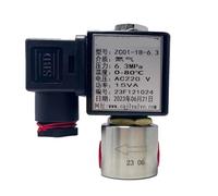 LKYAQJKGQ Elettrovalvola azoto a 2 Vie 63 Bar 6,3 MPa 80°C 1/8 1/4 24V Orifizio 1 mm SS304(45661,NPT-DC12V-N.C)