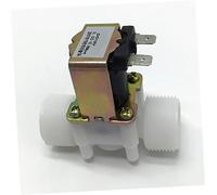 LKYAQJKGQ G3/4 Valvola Elettromagnetica in Plastica 12V 24V 220V Elettrovalvola Deviatore Acqua Dispositivo Normalmente Chiuso Tipo PP Pressostato 1 Pz(24VDC)