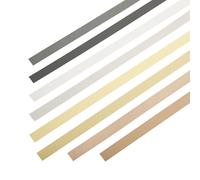 LKYJD Guarnizione murale autoadesiva in acciaio inossidabile spazzolato per parete, soffitto, pavimento, armadio, piastrelle (20 mm x 6 m) Oro rosa