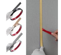 LKYJD Modanatura con finitura spazzolata, striscia metallica in acciaio inossidabile con adesivo staccabile for pareti, cornici for specchi, caminetti e decorazioni artigianali.(Gold,1cm)