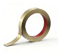 LKYJD Modanatura Metallica Stacca e Attacca 5m - Per Rifinire Specchi, Mobili, Porte, Finestre e TV - Superficie Spazzolata Argento - Facile Applicazione(12mm)