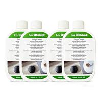 LKYJSFS 300ML, Detergente For Pavimenti Concentrato Al Profumo Di Limone, Compatibile Con I Robot Roomba Plus 405 Plus 505 Max 705 Combo, Soluzione Di Pulizia Ad Alta Efficienza(4PCS)