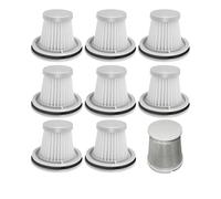 LKYJSFS 9 Pezzi Di Filtro HEPA Lavabile E Filtro Metallico, Compatibile Con Fanttik Slim V8 / V10 Mate / V8 Apex Aspirapolvere, Accessori For Cartucce Di Ricambio For Filtri Primari